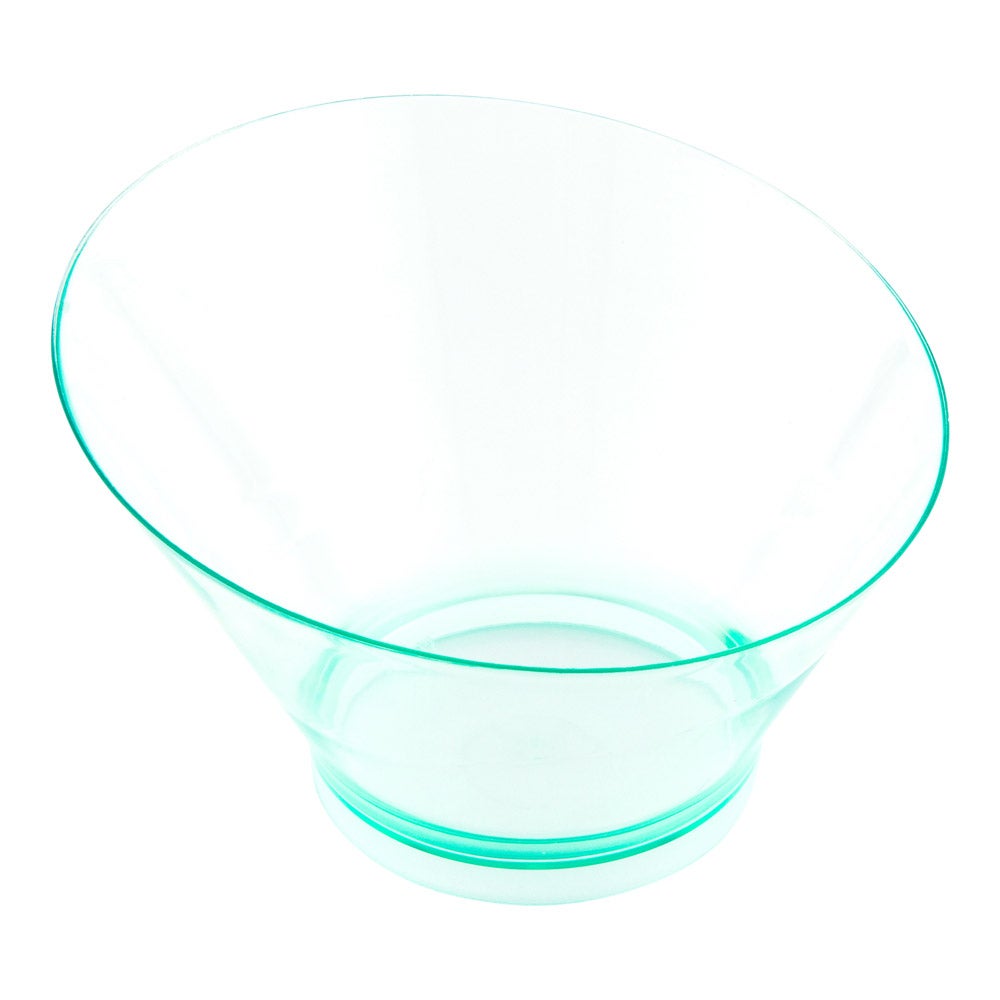 Bowls, 8 Ounce, Plastic, Seagreen, Round Incline,1 - 20 COUNT