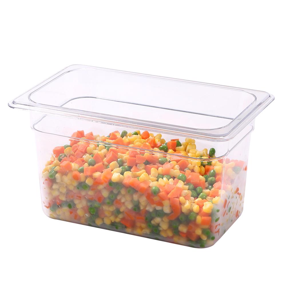 Pans, Food, Third-Size, Clear, Plastic, 6 Inch Deep,1 - 1 EACH