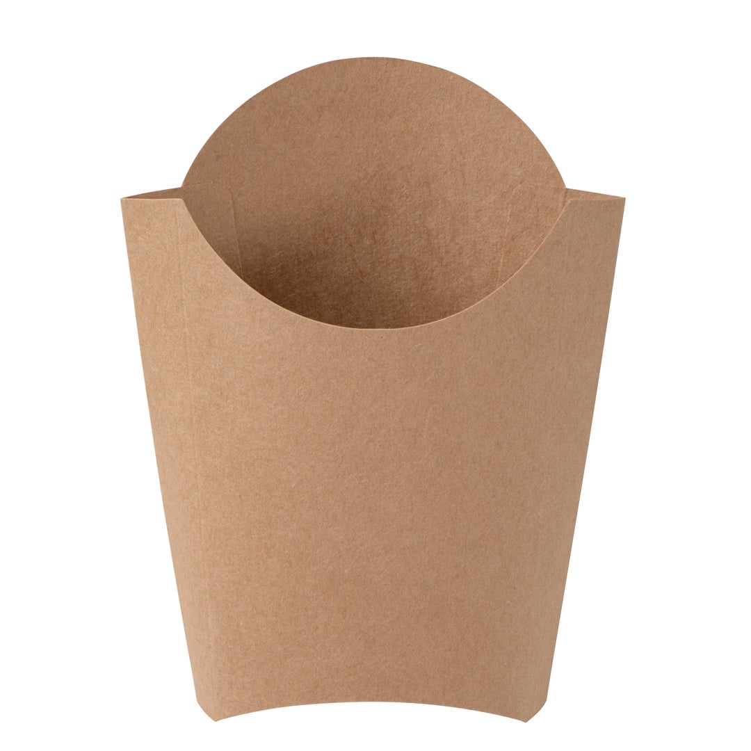 Cups, Fry, 4.75 x 3.5 x 5 Inch, Paper, Kraft,1 - 100 COUNT