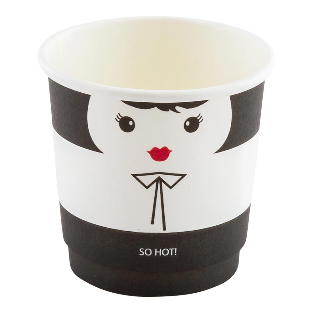 Cups, Hot, 4 Ounce, Paper, Madame, Double Wall,1 - 25 COUNT