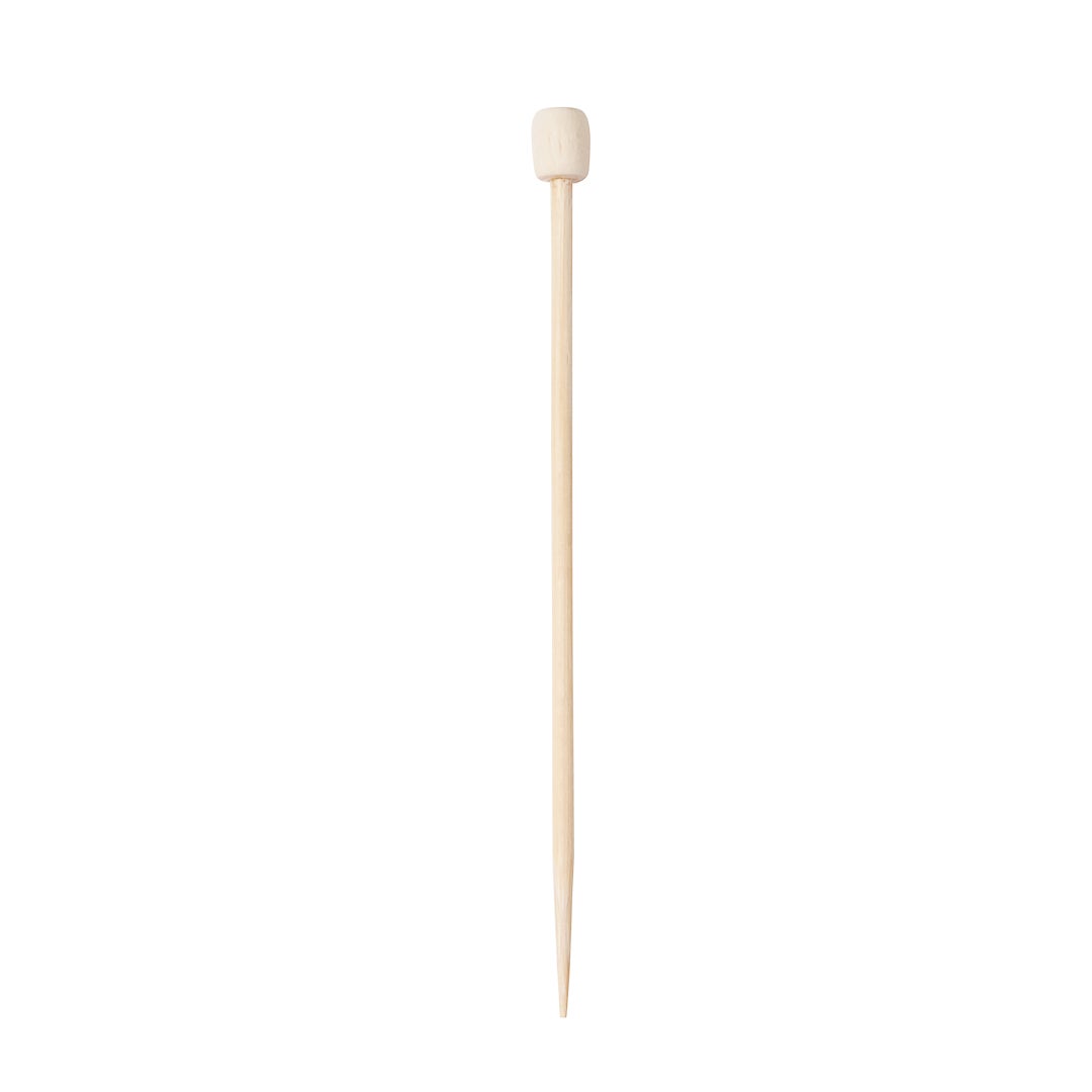 Skewers, Cylinder Top, 3.5 Inch, Bamboo,1 - 1000 COUNT