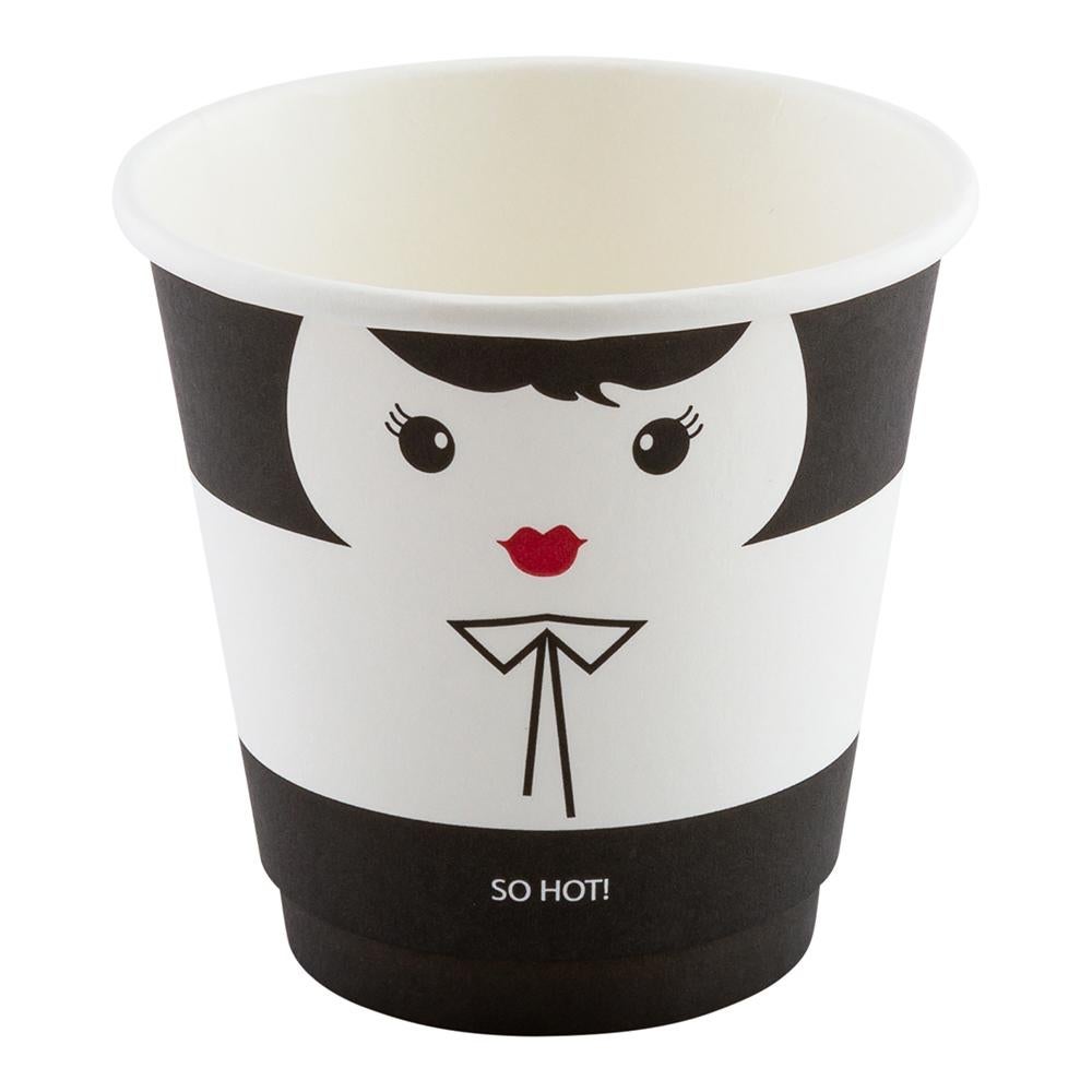 Cups, Hot, 8 Ounce, Paper, Madame, Double Wall,1 - 25 COUNT