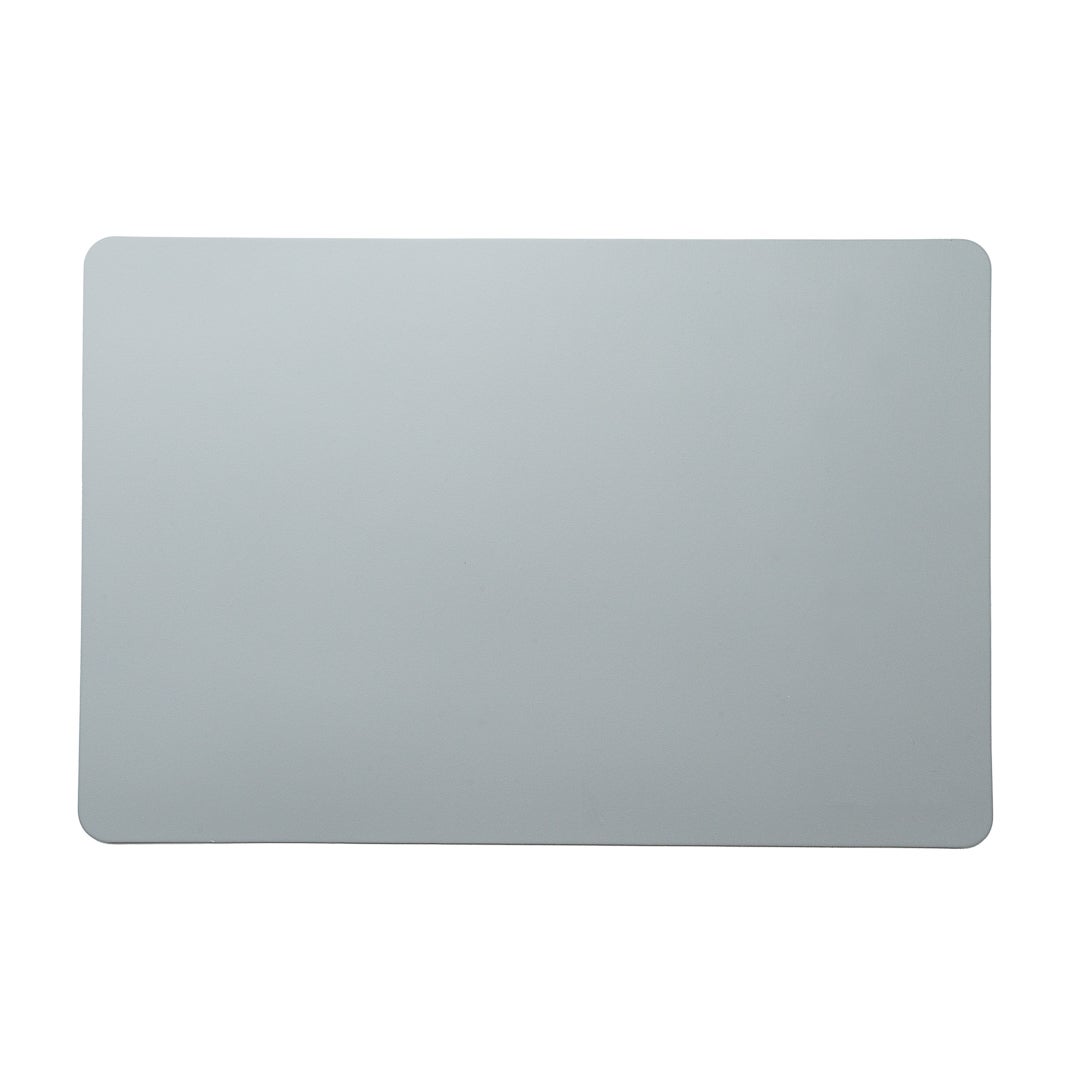 Placemats, 16 x 12 Inch, Vinyl, Gray, Rectangular,1 - 6 COUNT