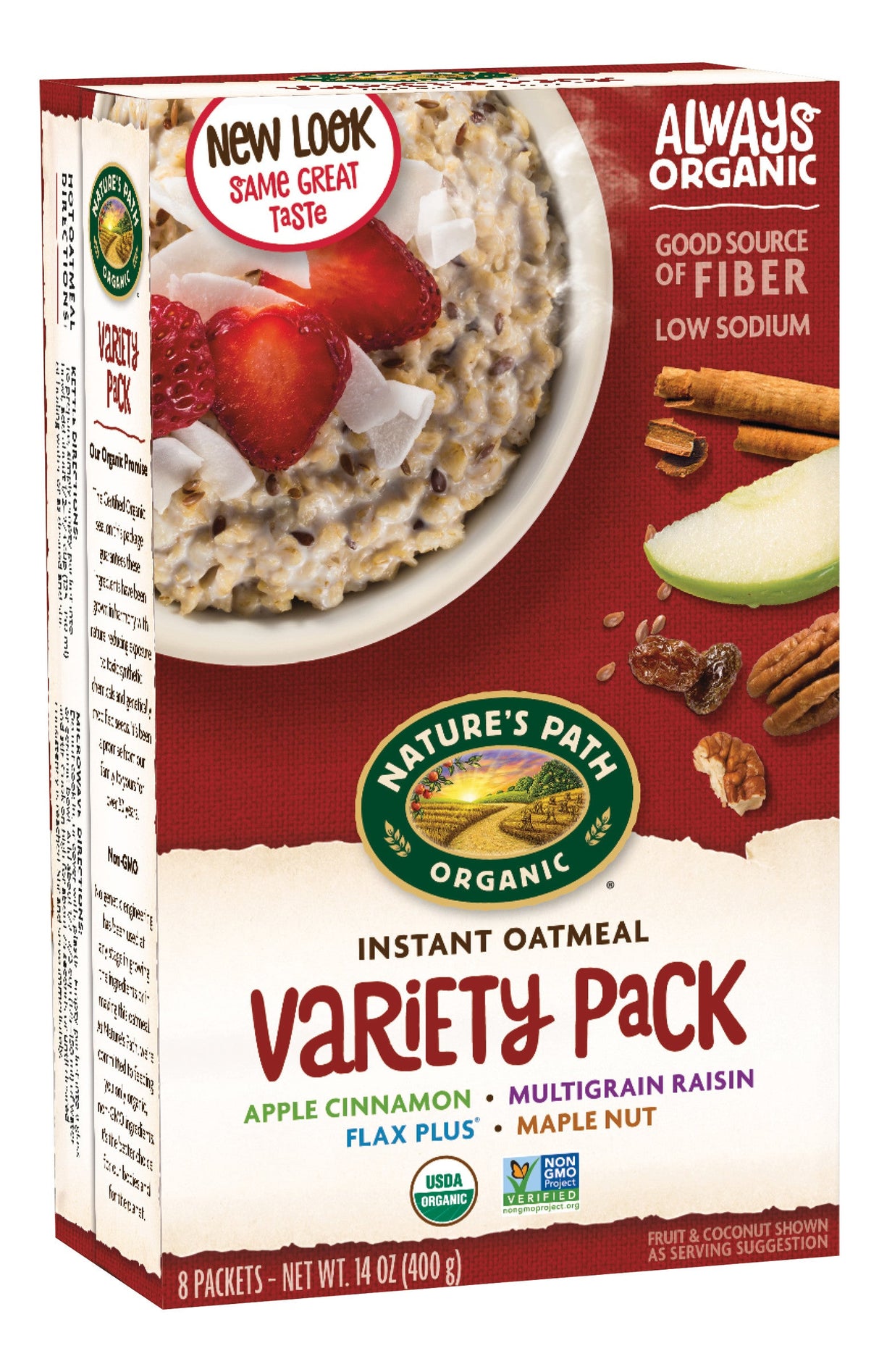 Oatmeal, Assorted, Instant, Single-Serve Packets,6 - 8 COUNT