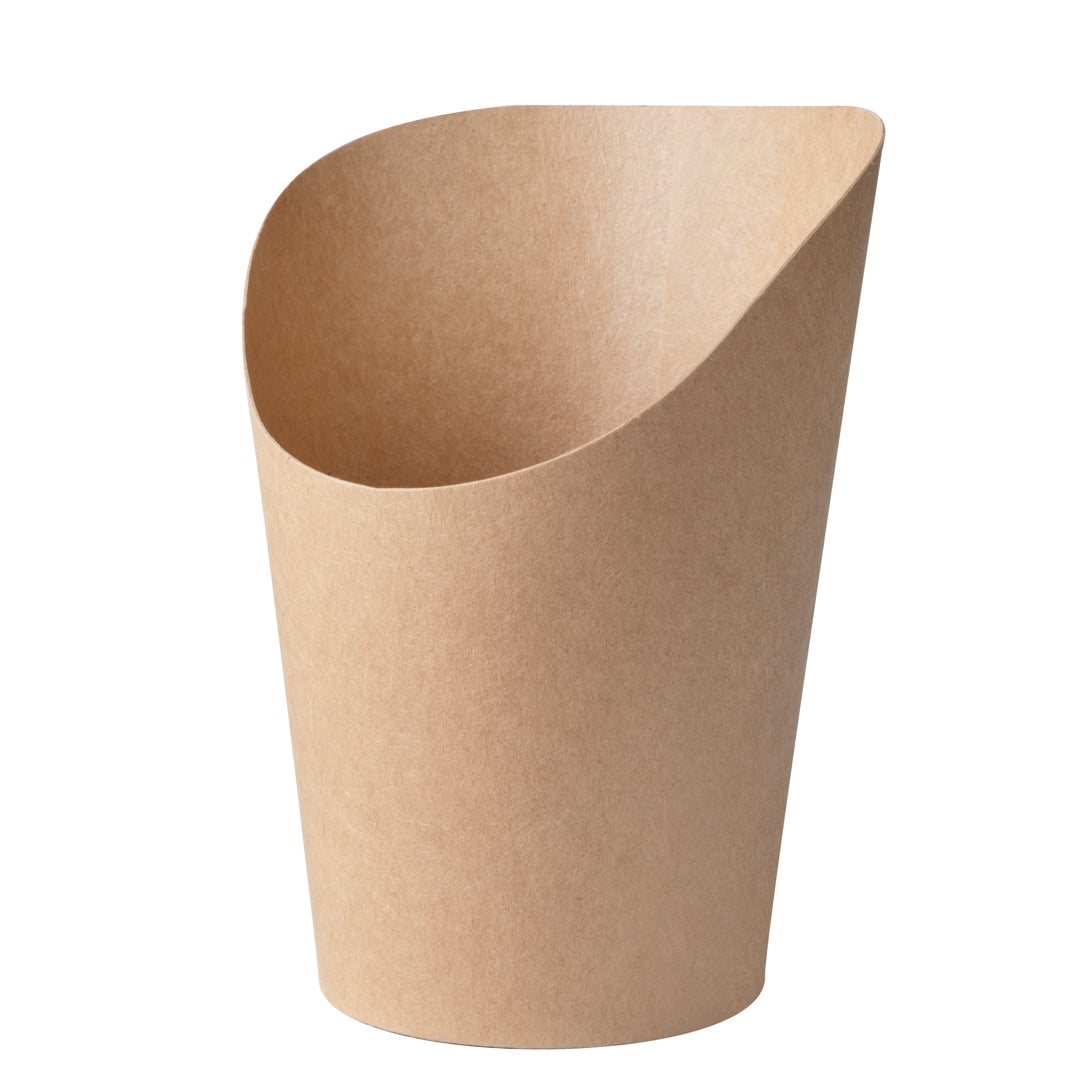 Cups, Incline, 12 Ounce, Paper, Kraft, Round,1 - 100 COUNT