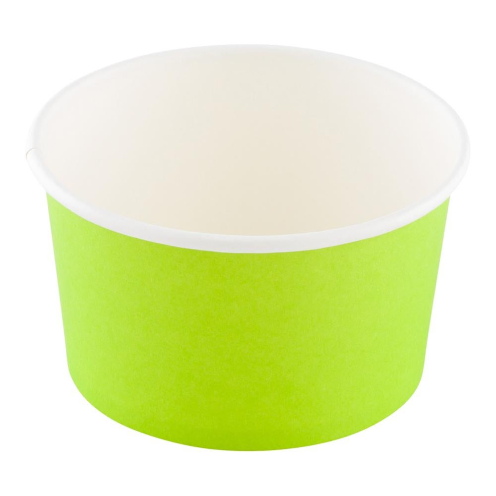 Cups, To-Go, 8 Ounce, Paper, Green, Round,1 - 50 COUNT
