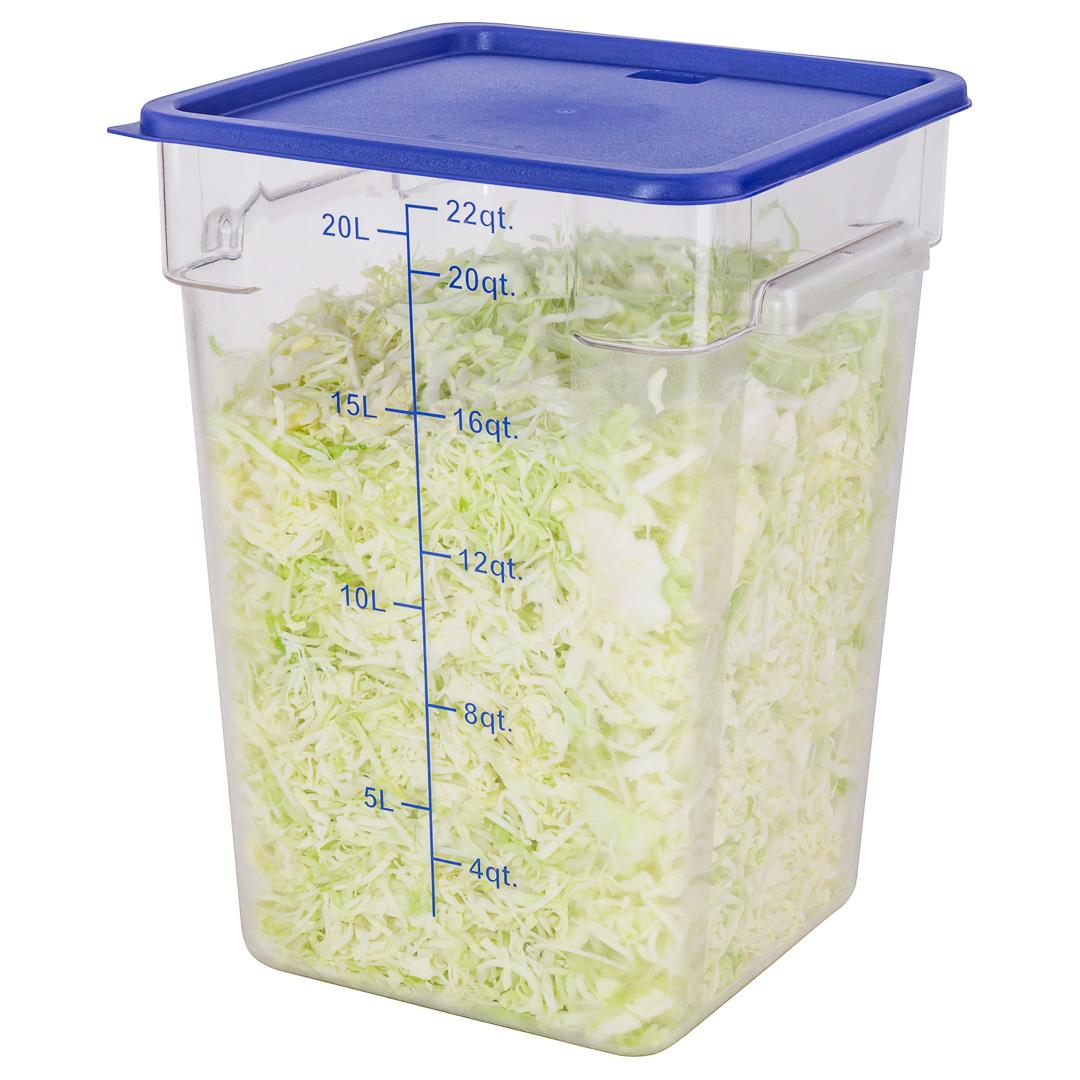 Lid, Storage, Blue, for 12/18/22 Quart Containers,1 - 1 EACH