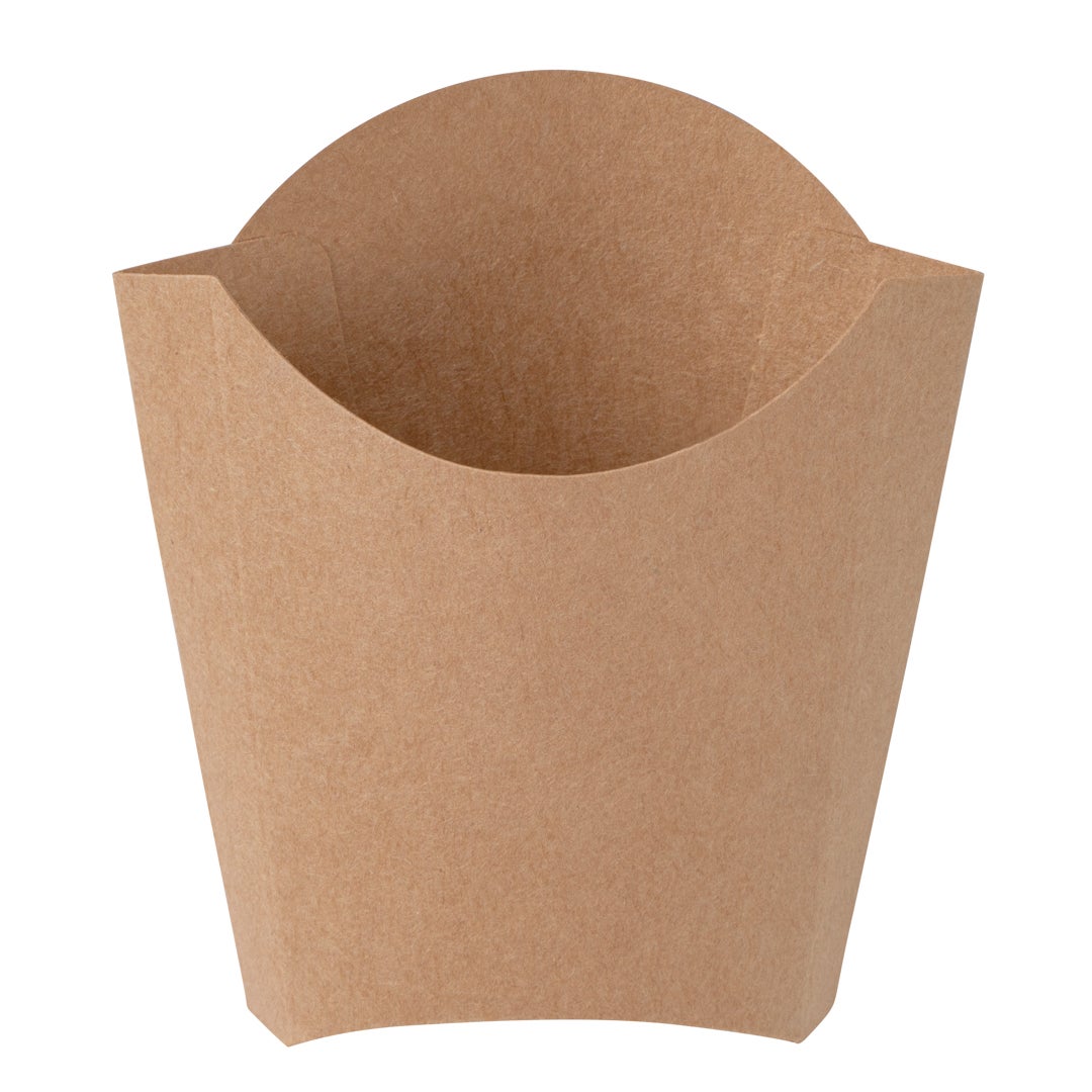 Cups, Fry, 4 x 2.75 x 3.5 Inch, Paper, Kraft,1 - 100 COUNT