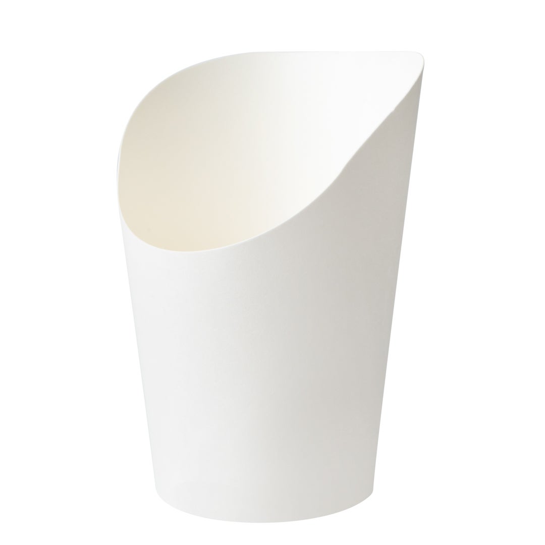 Cups, Incline, 12 Ounce, Paper, White, Round,1 - 100 COUNT