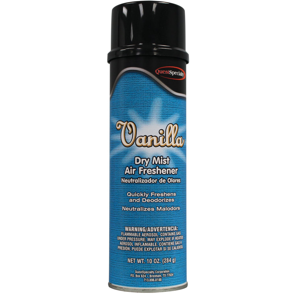Air Freshener, Vanilla, Aerosol, Dry Mist,12 - 1 COUNT