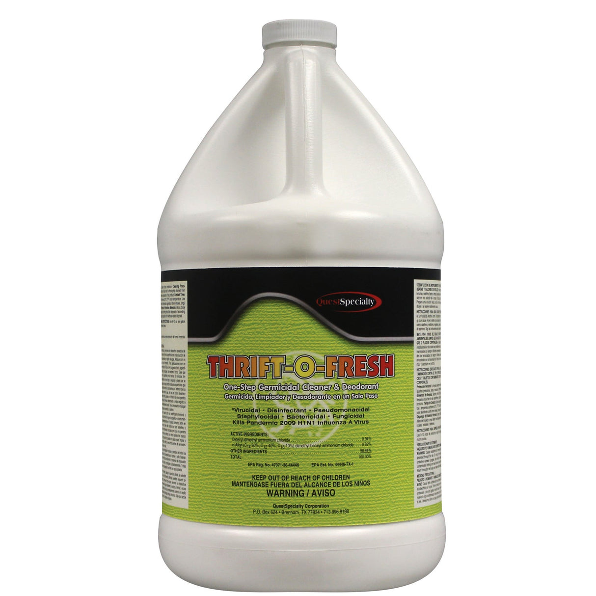 Cleaner & Disinfectant, Ready-to-Use, Liquid, Fresh,4 - 1 GALLON