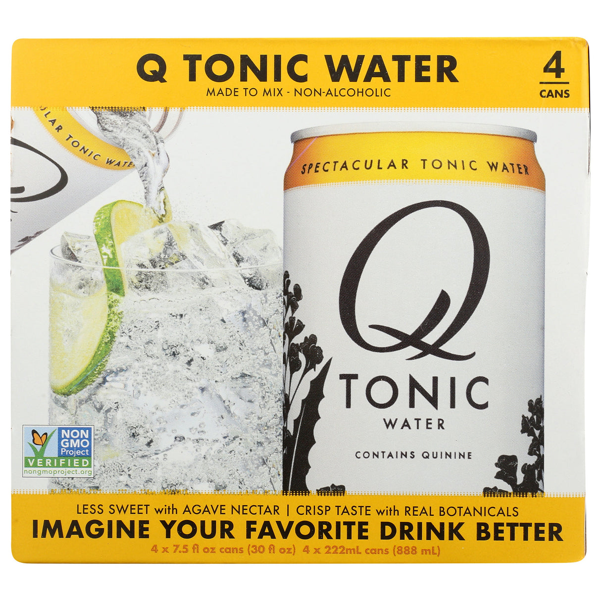 Soft Drink, Tonic Water, 7.5 Fluid Ounce,6 - 4 COUNT