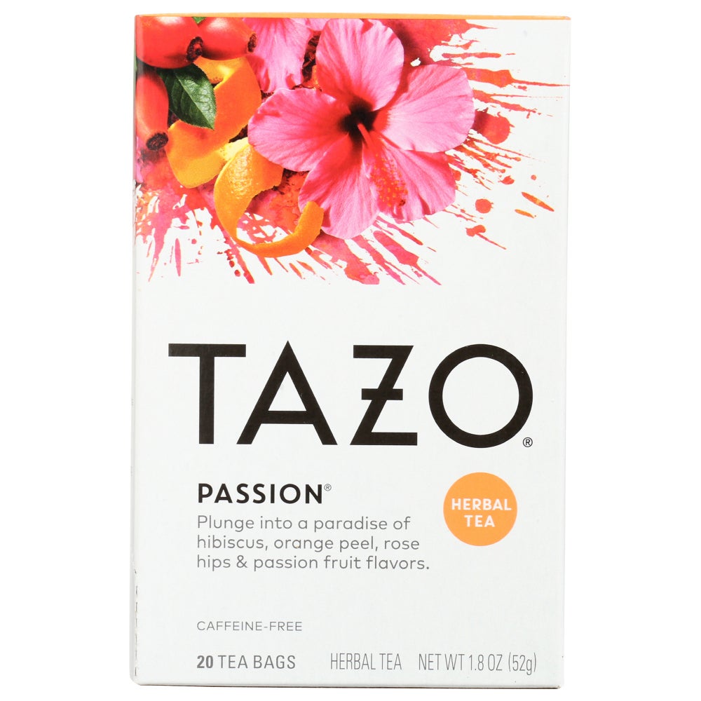 Tea, Herbal, Passion, Individually Wrapped with String,6 - 20 COUNT