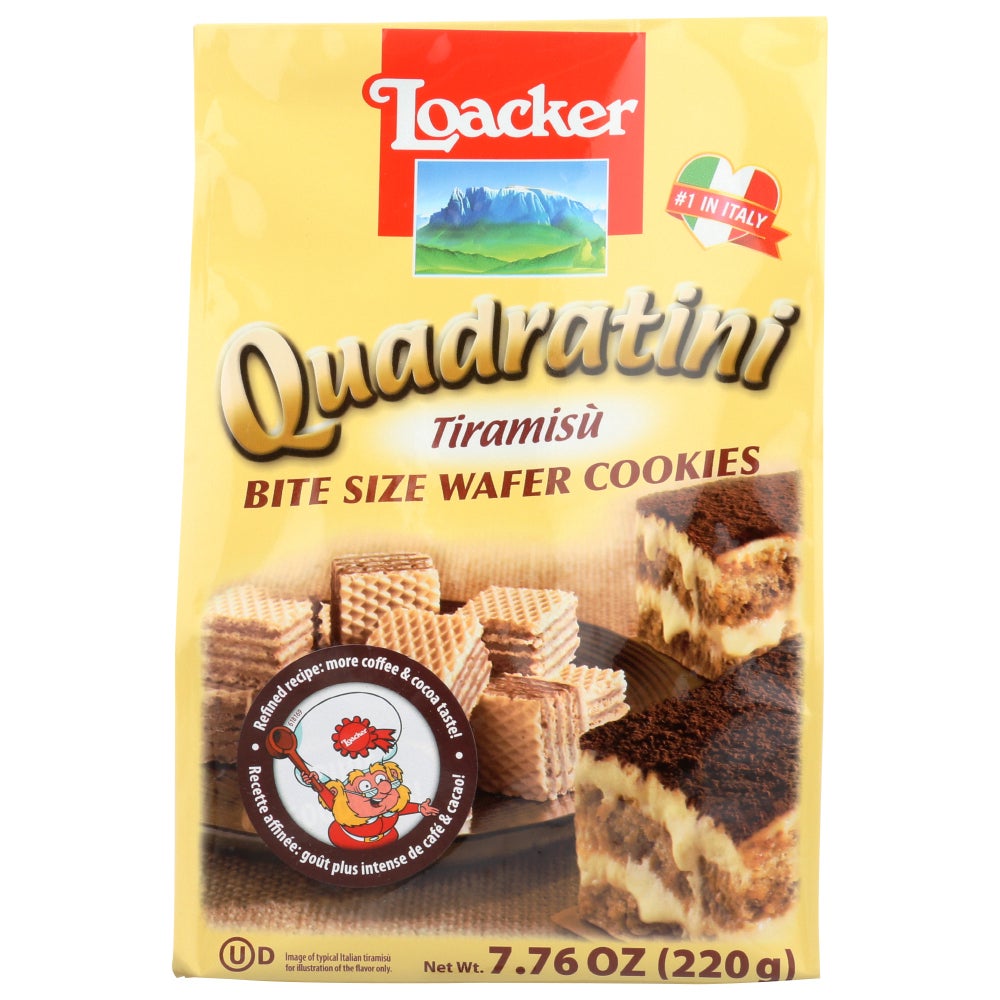 Cookie Bites, Wafer, Tiramisu, Shelf-Stable,6 - 7.76 OUNCE