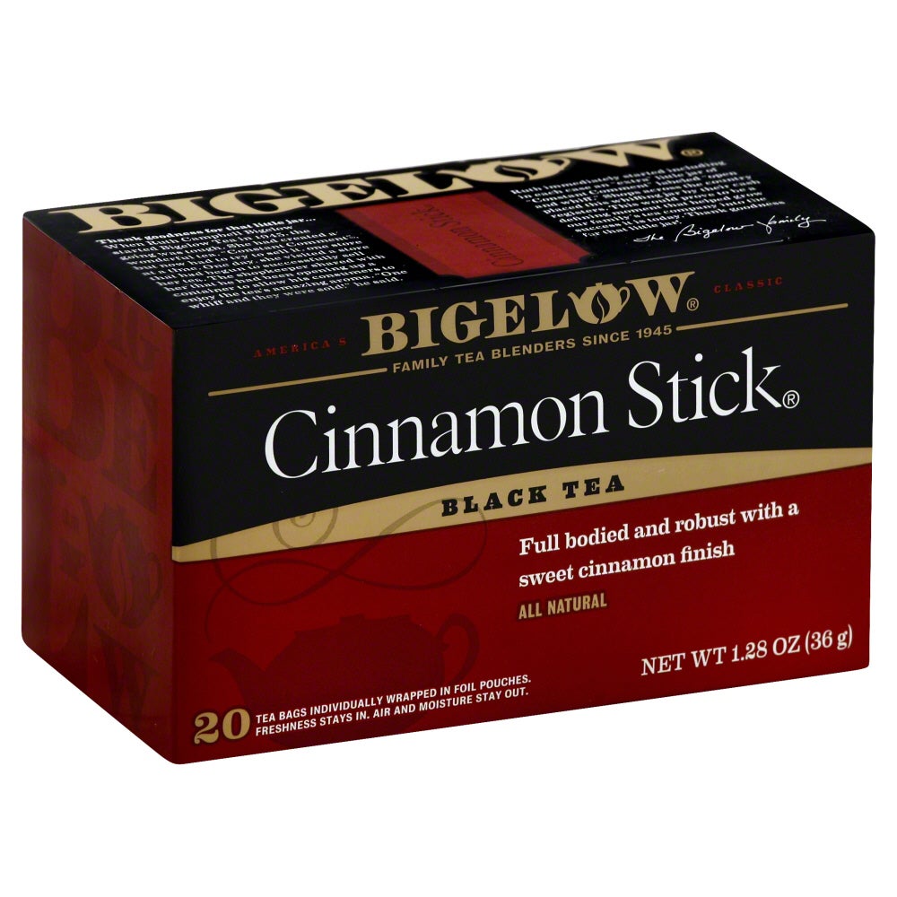 Tea, Black, Cinnamon Stick, Individually Wrapped with String,6 - 20 COUNT