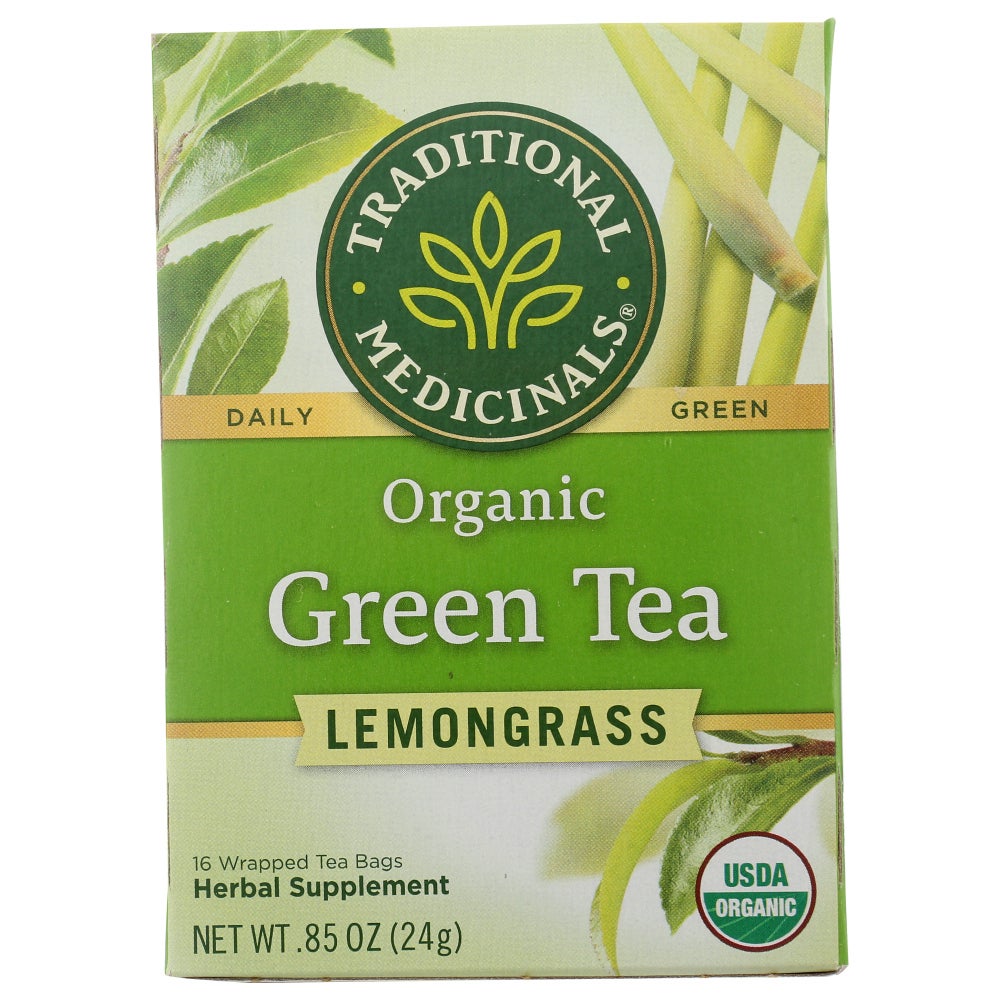 Tea, Green, Lemongrass, Individually Wrapped with String,6 - 16 COUNT