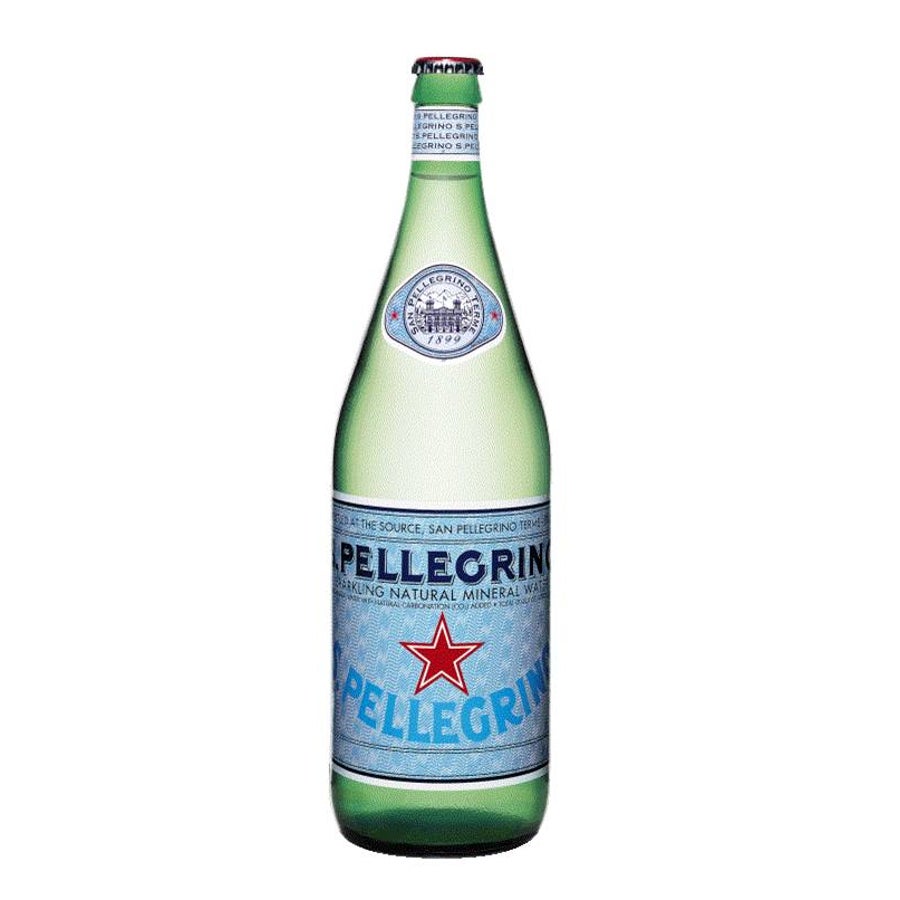 Water, Sparkling Mineral, Natural, Glass,12 - 33.8 FLUID