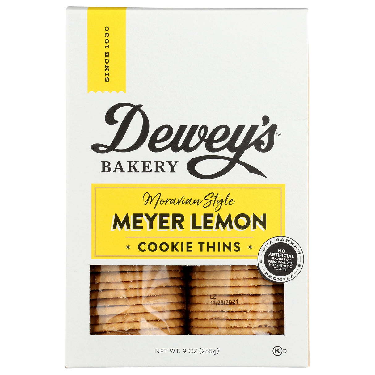 Cookie Thins, Meyer Lemon,6 - 9 OUNCE