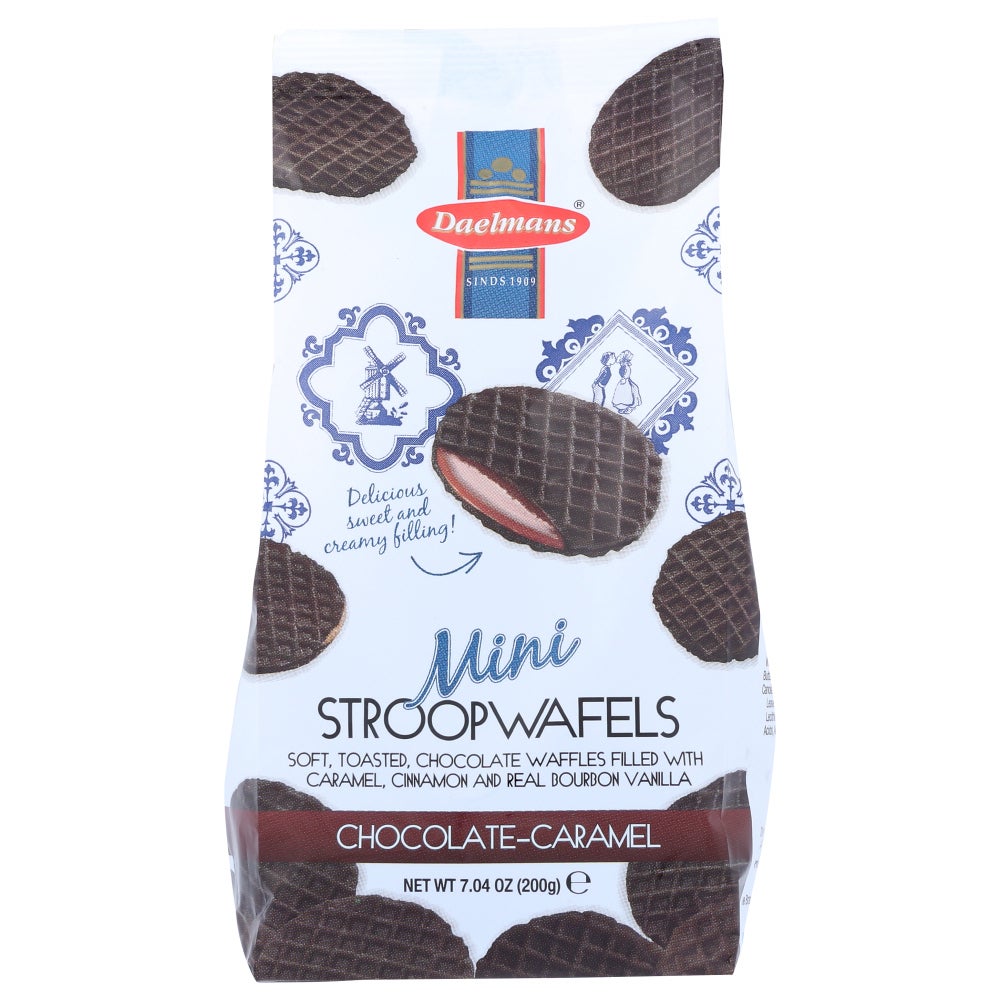 Cookies, Stroopwafel, Mini, Chocolate & Caramel,12 - 7.04 OUNCE