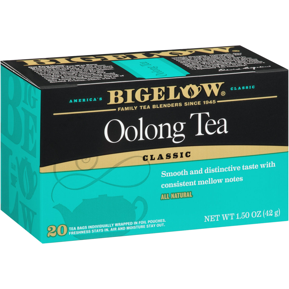 Tea, Oolong, Individually Wrapped with String,6 - 20 COUNT
