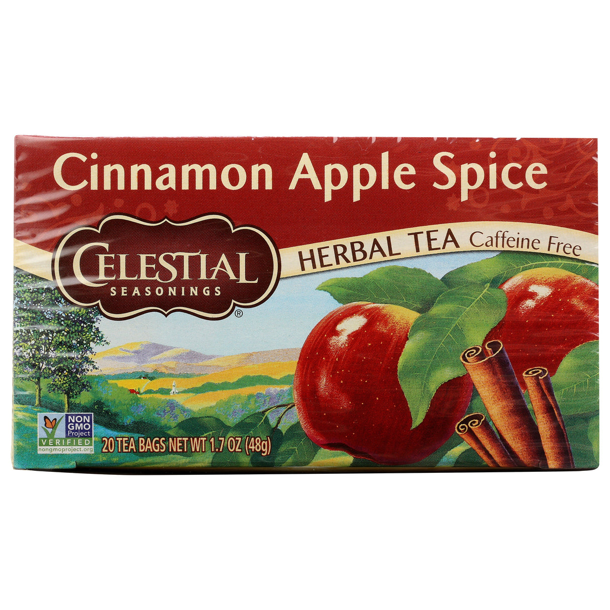Tea, Herbal, Cinnamon Apple Spice, Individually Wrapped,6 - 20 COUNT