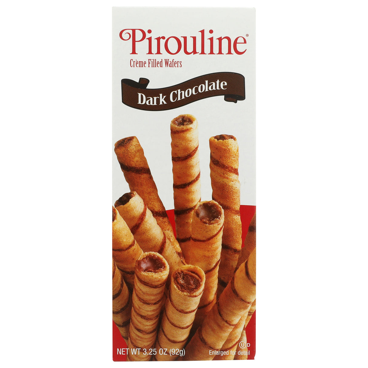 Cookies, Rolled Wafer, Dark Chocolate Cream-Filled, Shelf-Stable,12 - 3.25 OUNCE