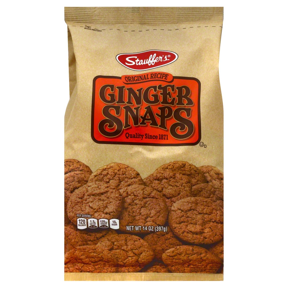 Cookies, Ginger Snap, Orignal, Shelf-Stable,12 - 14 OUNCE