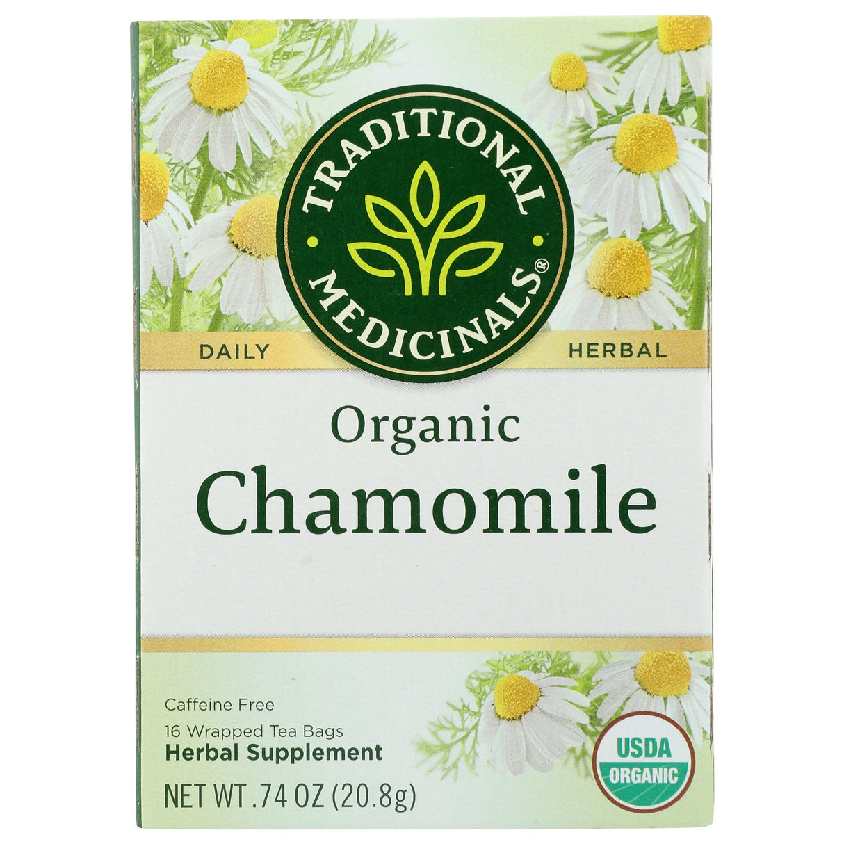 Tea, Herbal, Chamomile, Individually Wrapped with String,6 - 16 COUNT