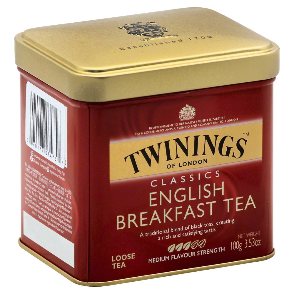 Tea, Black, English Breakfast, Loose Leaf,6 - 3.53 OUNCE