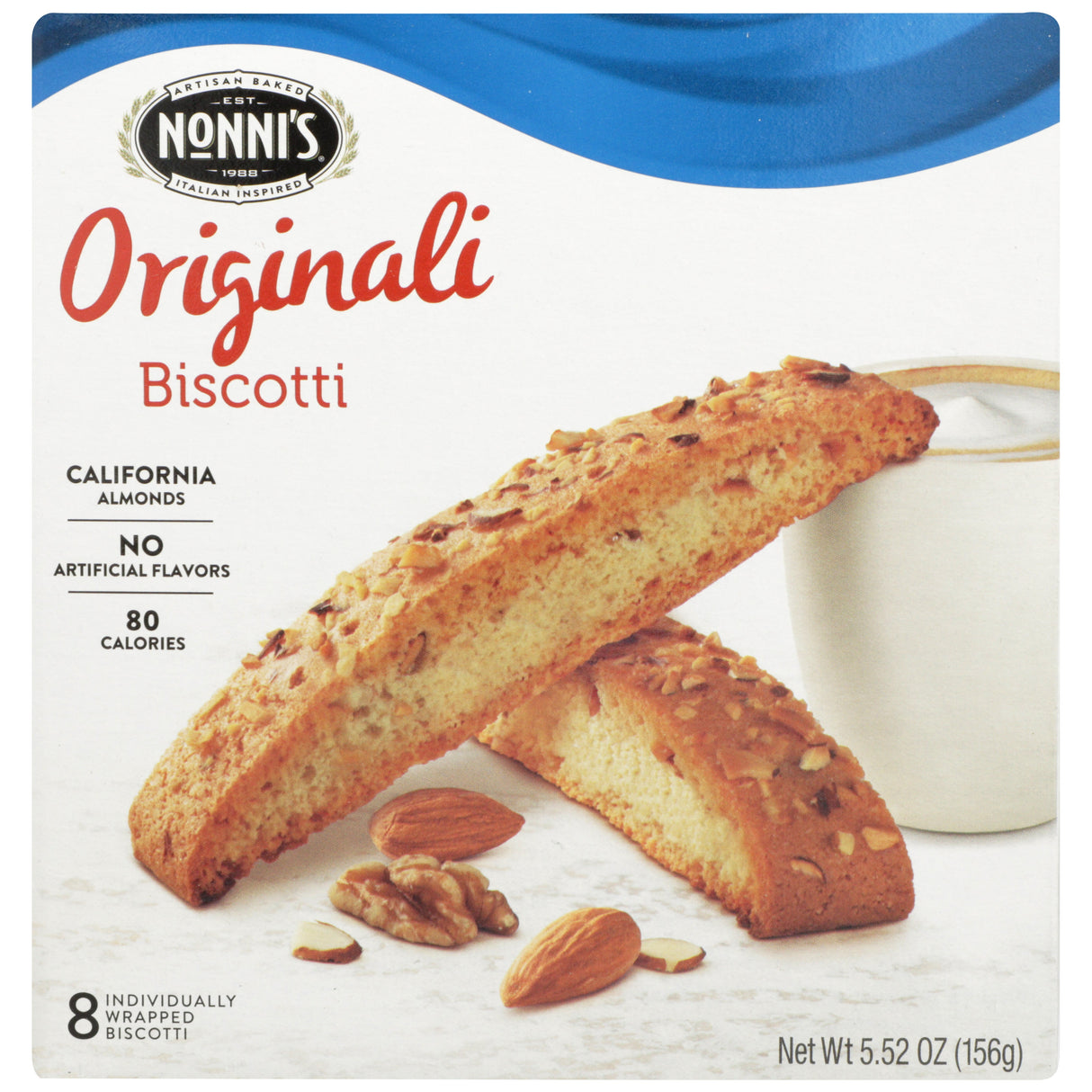 Biscotti, Original, Shelf-Stable,6 - 5.52 OUNCE