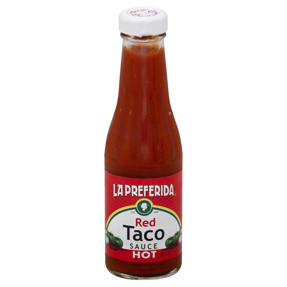 Sauce, Taco, Hot Red,12 - 7 OUNCE