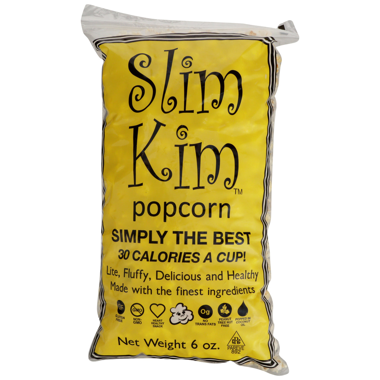 Popcorn, Ready-to-Eat, Plain,12 - 6 OUNCE