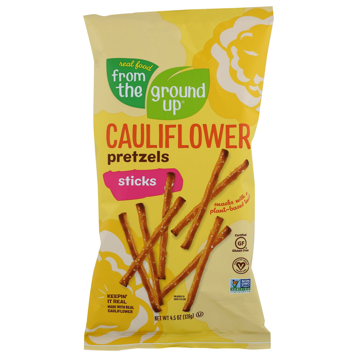 Pretzels, Cauliflower, Sticks,12 - 4.5 OUNCE