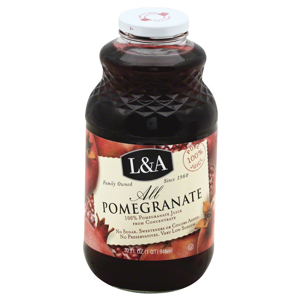 Juice, Pomegranate, 100%, Shelf-Stable, Glass,6 - 32 FLUID