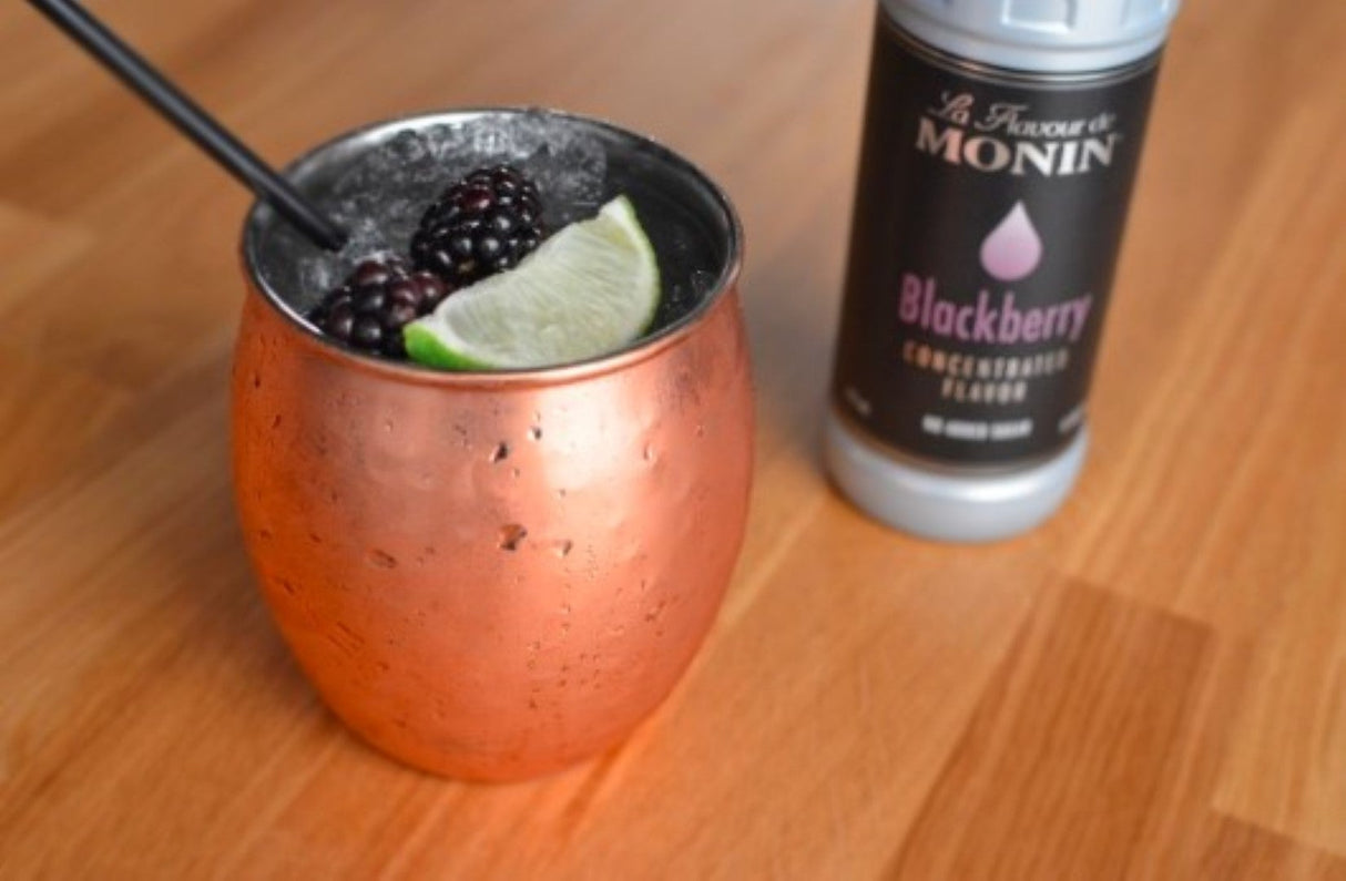 Beverage Syrup, Blackberry Concentrate, Plastic,4 - 375 ML