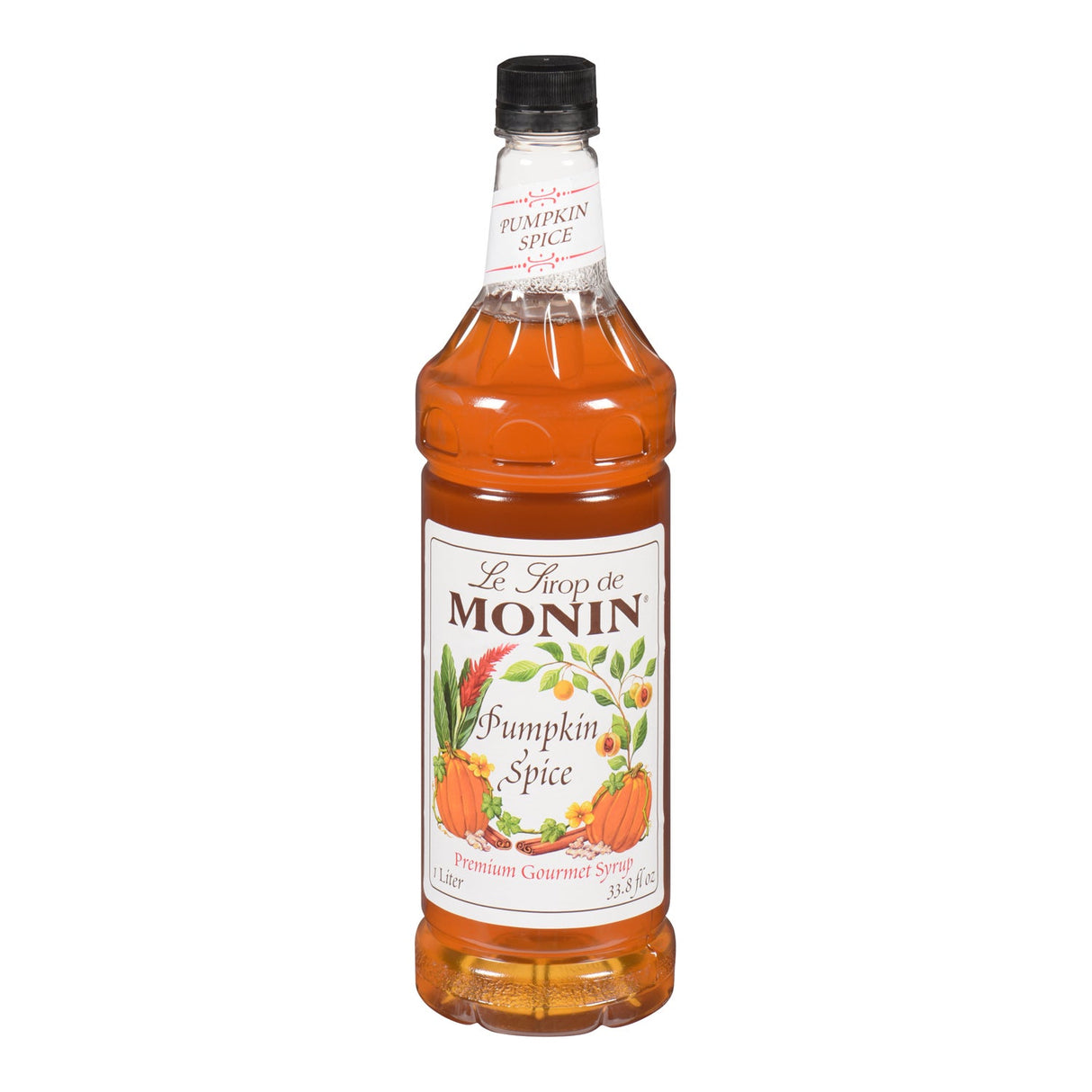 Beverage Syrup, Pumpkin Spice, Plastic,4 - 1 LITER