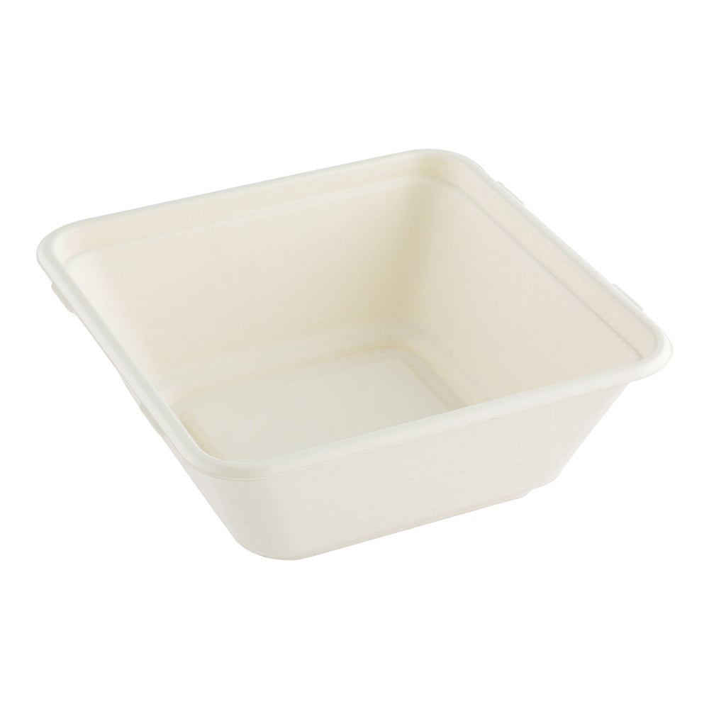 Bowls, Serving, Pulp Tek 160 Ounce, Paper, White, Bagasse,1 - 100 COUNT
