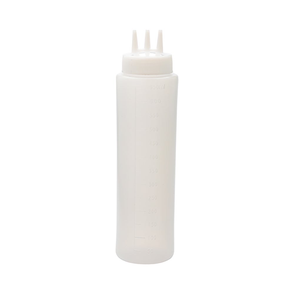 Bottles, Squeeze, 12 Ounce, Triple Dispersion Tip, Clear,1 - 6 COUNT