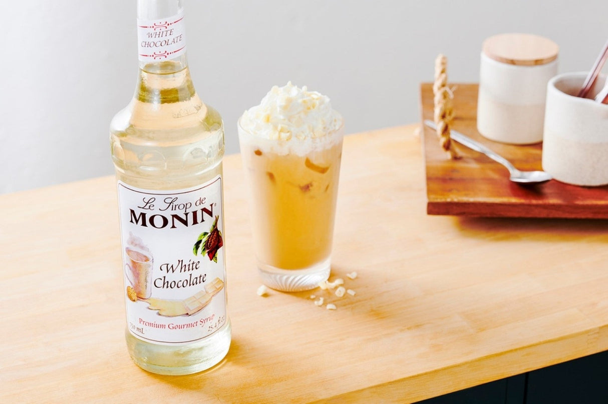 Beverage Syrup, White Chocolate, Glass,12 - 750 ML