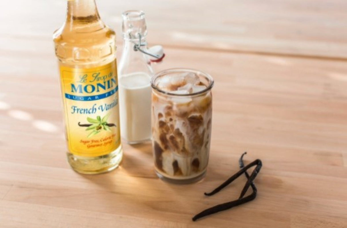 Beverage Syrup, French Vanilla, Sugar-Free, Plastic,4 - 1 LITER