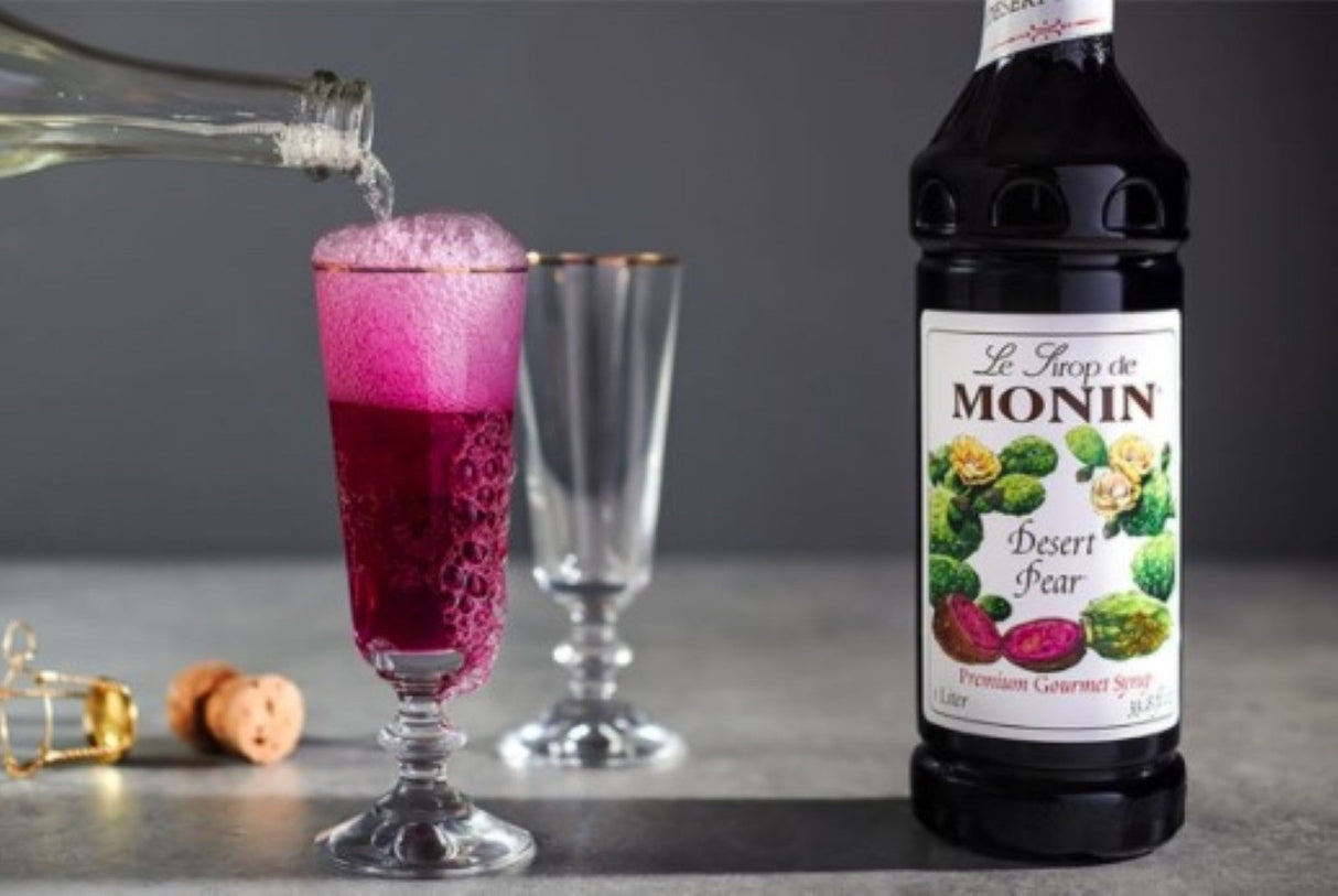 Beverage Syrup, Dessert Pear, Plastic,4 - 1 LITER