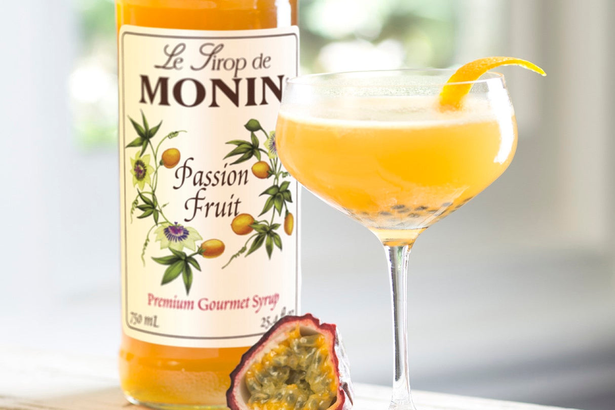 Beverage Syrup, Passion Fruit, Plastic,4 - 1 LITER