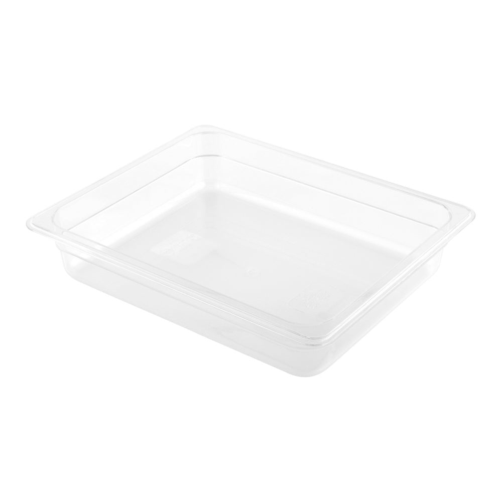 Pans, Food, Half-Size, Clear, Plastic, 2.5 Inch Deep,1 - 10 COUNT