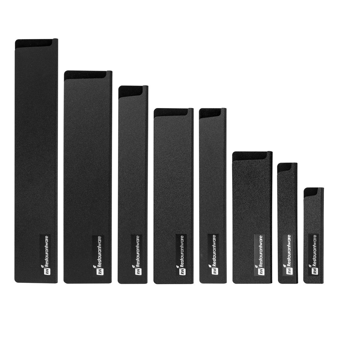 Blade Cover Set, Knife, Plastic, Black, Assorted Size,1 - 8 COUNT