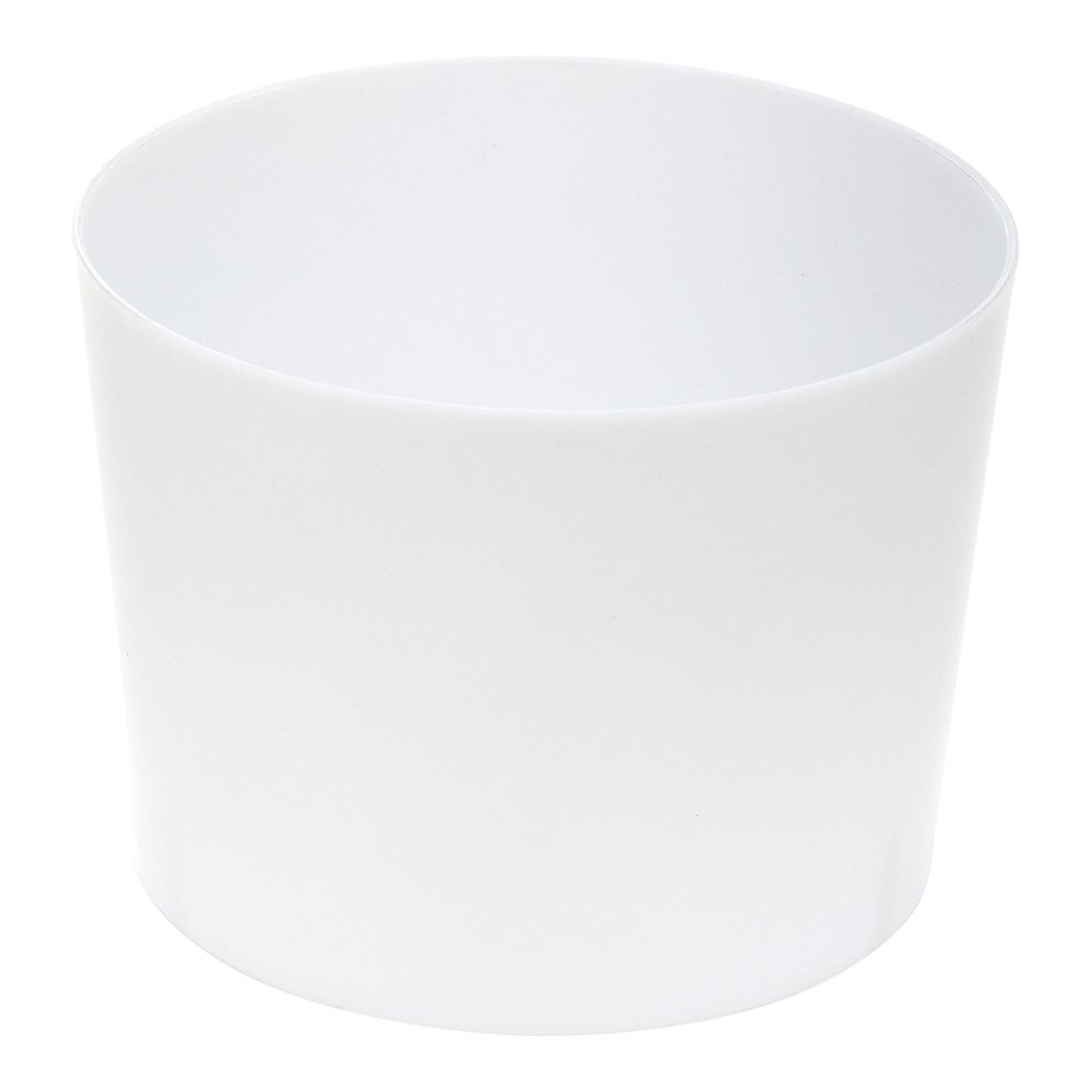 Cups, Dessert, 6 Ounce, Plastic, White Cylindro,1 - 10 COUNT