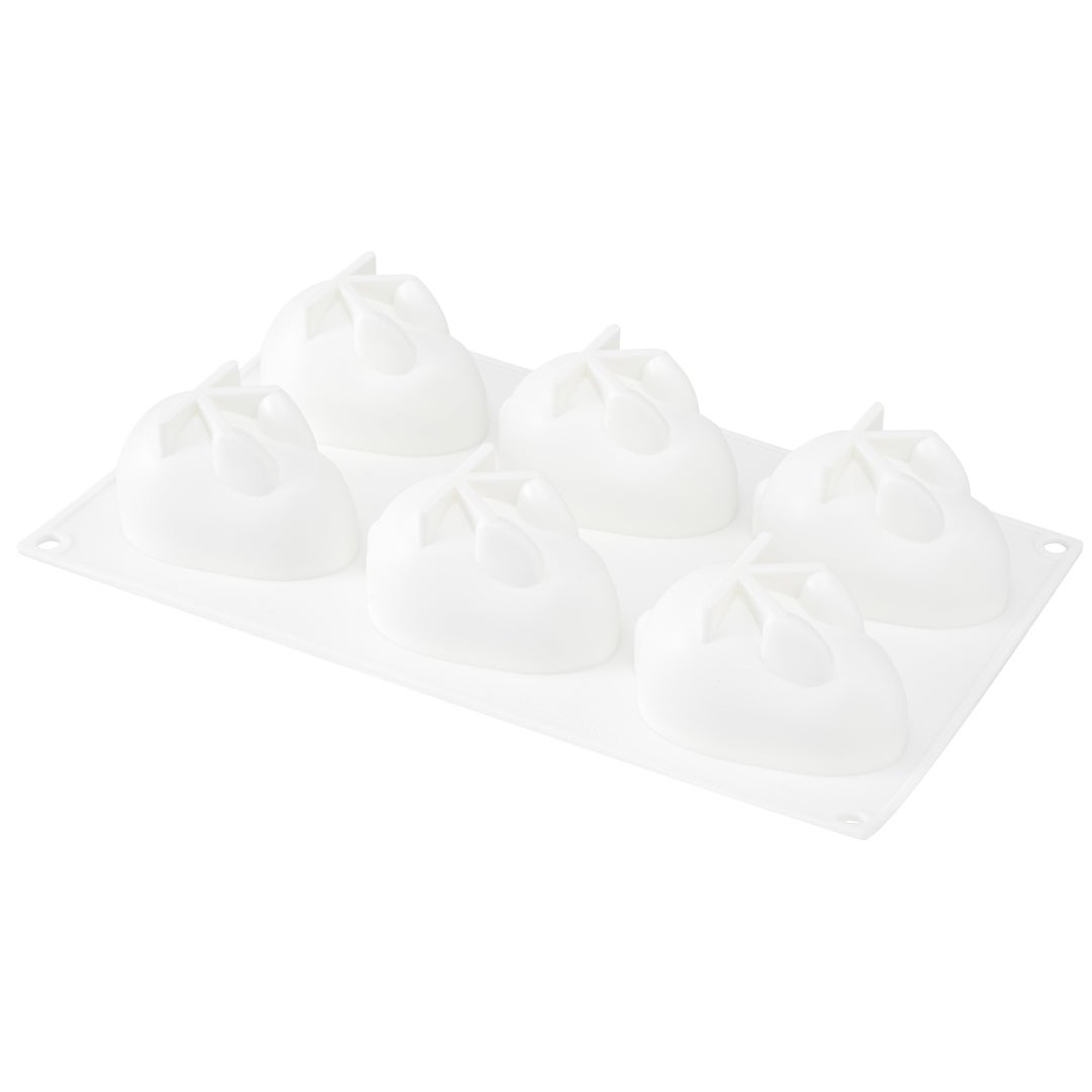 Molds, Baking, 6-Compartment, Bunny, White, Silicone,1 - 10 COUNT