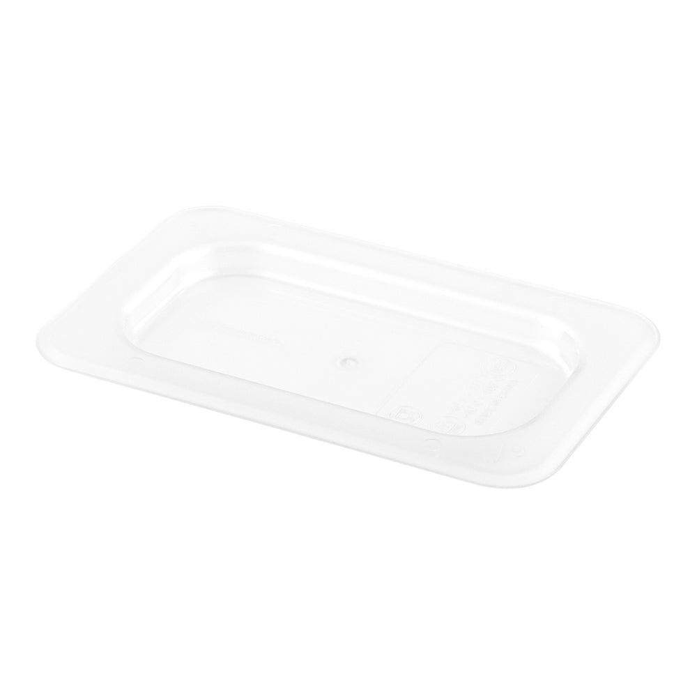 Lids, Food Pan, Clear, Plastic, for Ninth-Size Met Lux Containers,1 - 10 COUNT