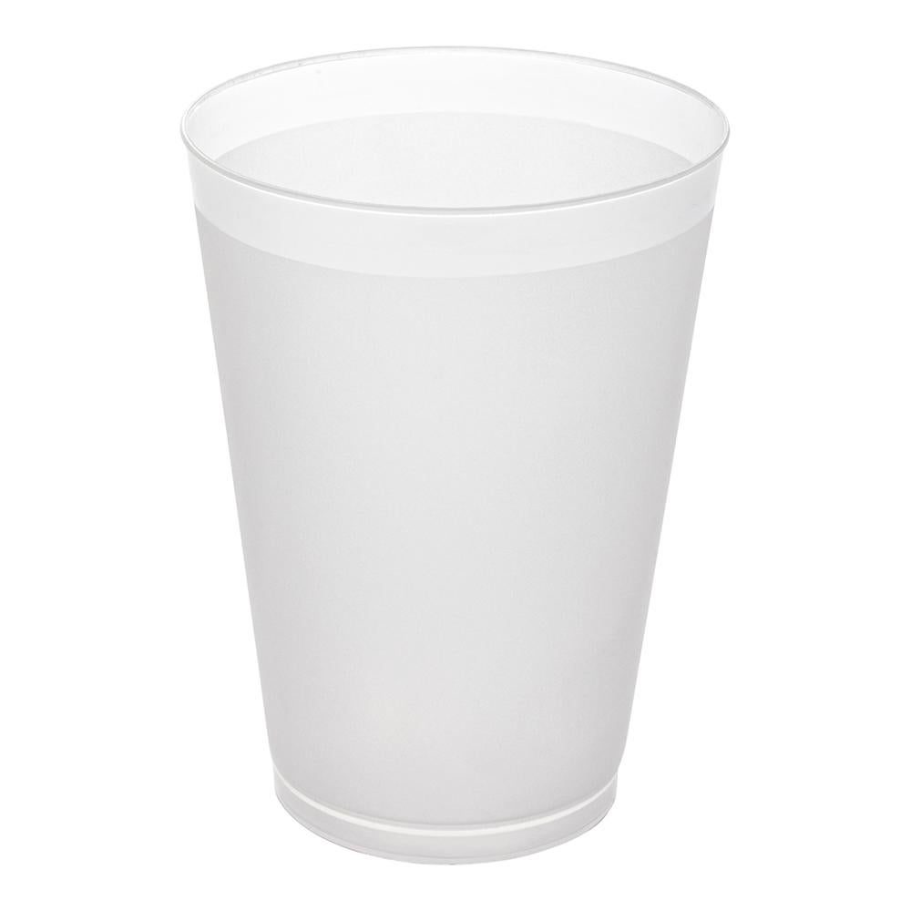 Cups, Cold, 12 Ounce, Plastic, Clear Frosted Flexi Grip, Polypropylene,1 - 25 COUNT