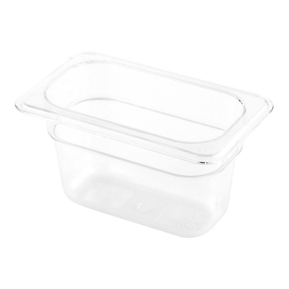 Pans, Food, Ninth-Size, Clear, Plastic, 4 Inch Deep,1 - 10 COUNT