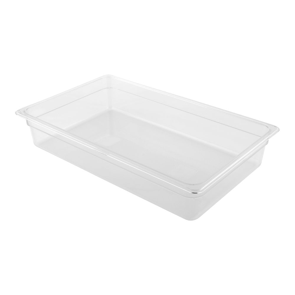 Pans, Food, Full-Size, Clear, Plastic, 4 Inch Deep,1 - 10 COUNT